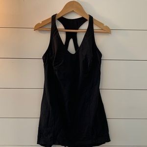 Black Lululemon Fitted Tank